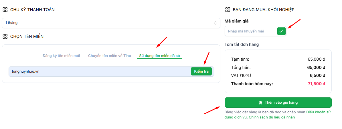 Cách đăng ký email tên miền công ty đơn giản nhất với TinoMail 4 Quy trình đăng ký dịch vụ email tên miền tại Tino