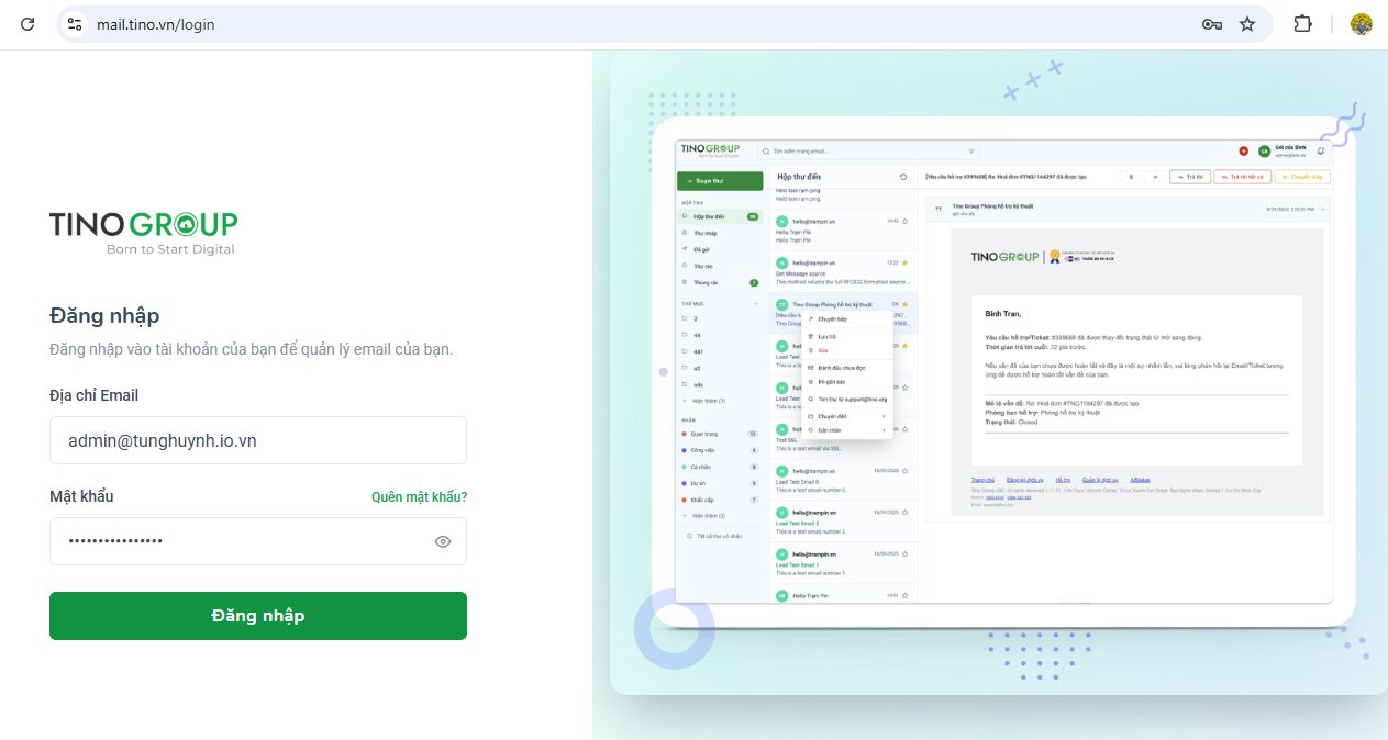 Cách đăng ký email tên miền công ty đơn giản nhất với TinoMail 8 Cấu hình DNS để email hoạt động