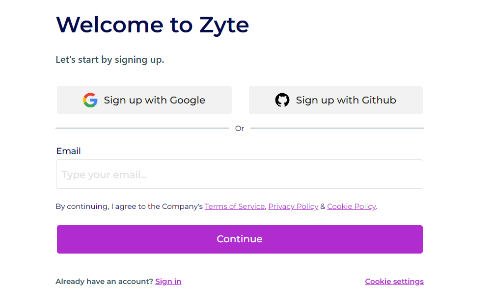 Tạo tài khoản và kích hoạt dùng thử