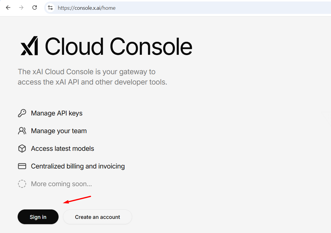 Truy cập Console và đăng nhập hệ thống