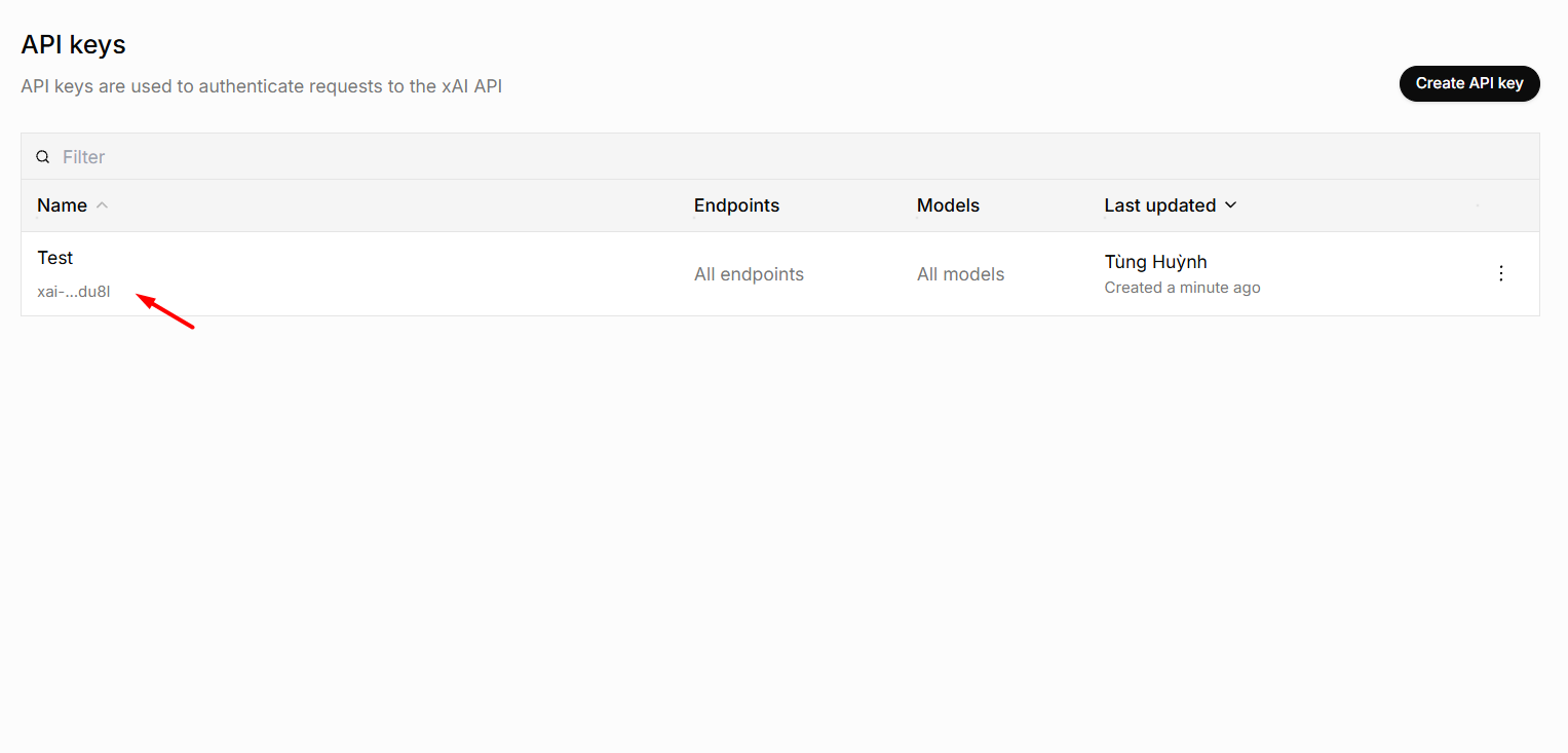 Khởi tạo và lưu trữ API Key
