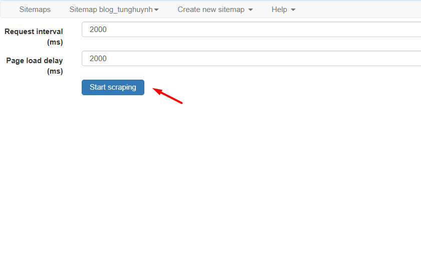 Chạy Scraper và trích xuất dữ liệu