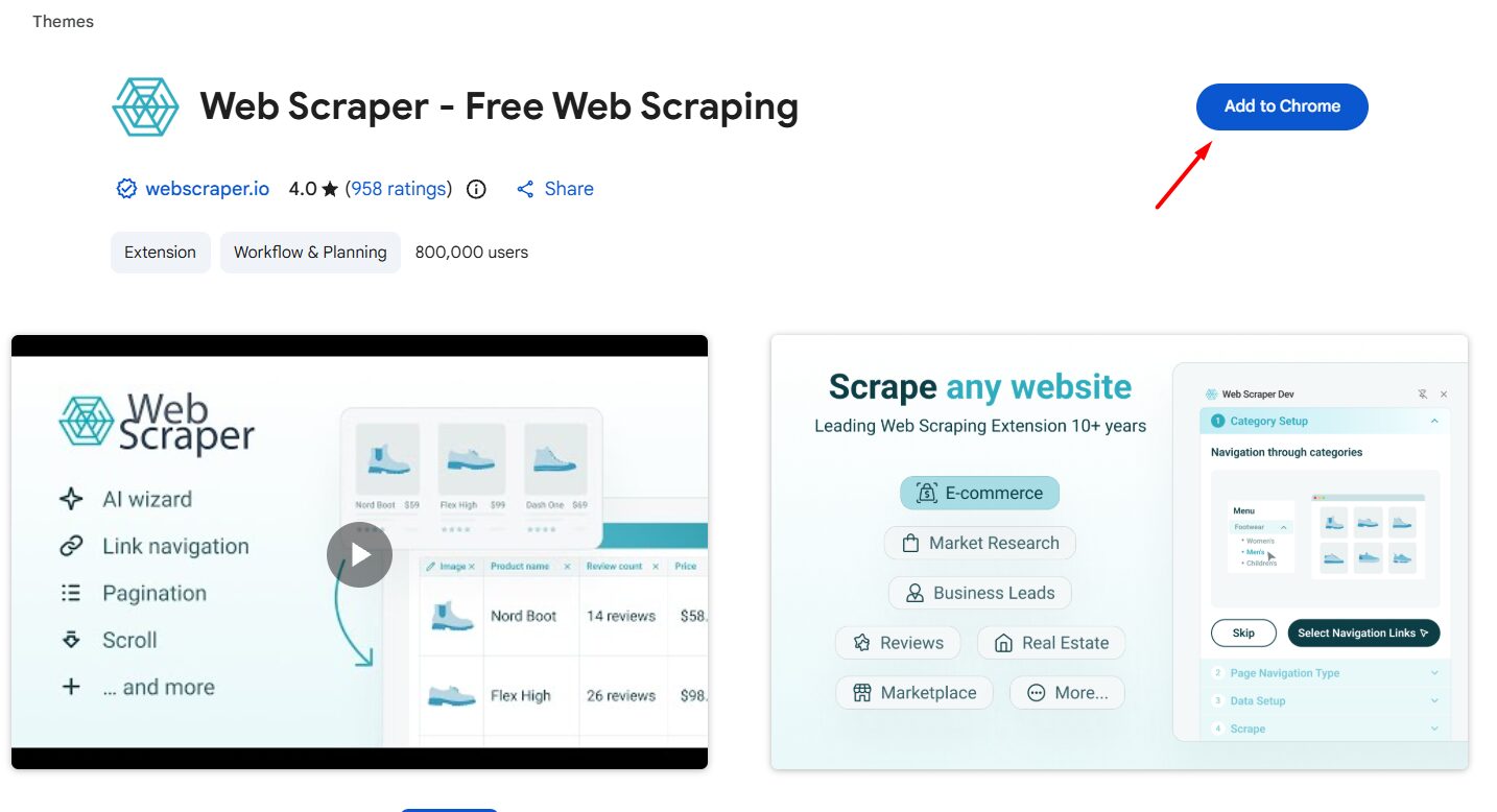Cài đặt tiện ích trên trình duyệt