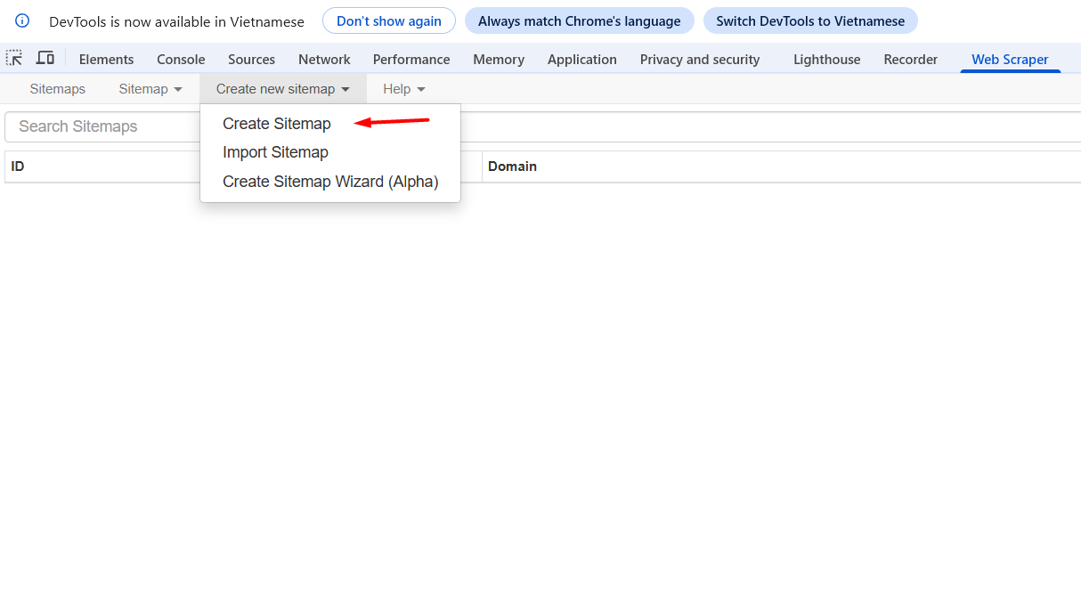 Tạo Sitemap và thiết lập trang đích