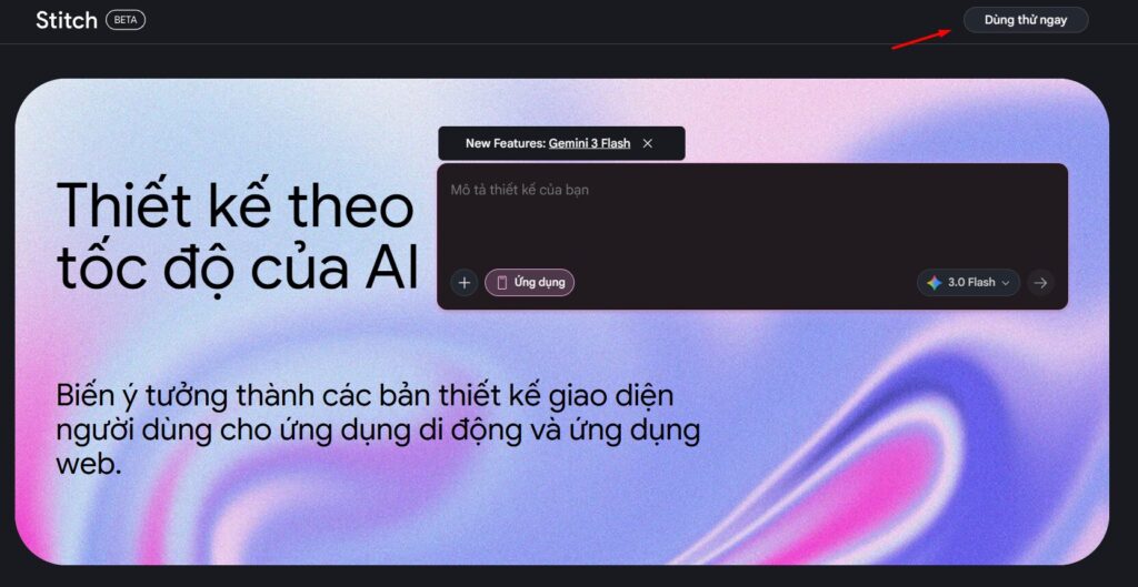 Cách sử dụng Google Stitch 