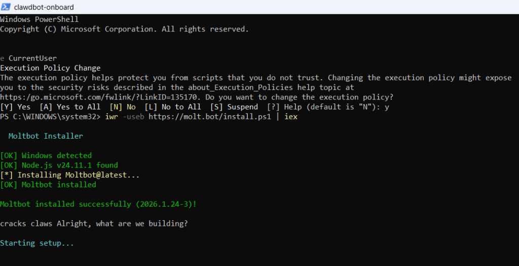Cách cài đặt OpenClaw 
