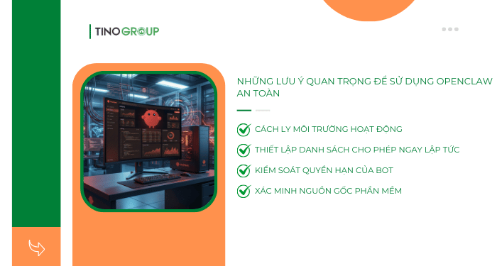 Những lưu ý quan trọng để sử dụng OpenClaw an toàn
