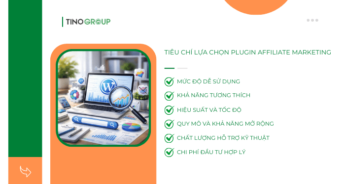 Tiêu chí lựa chọn plugin Affiliate Marketing