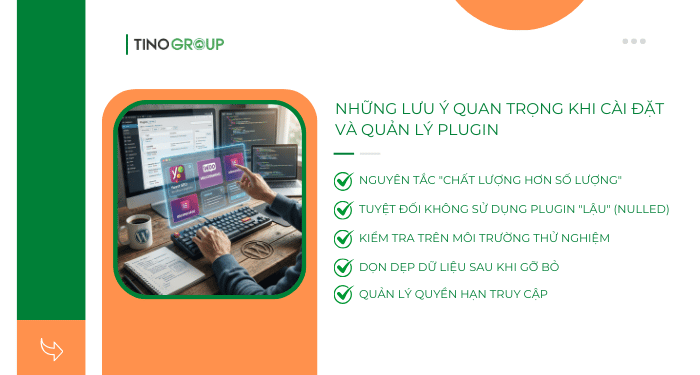 Những lưu ý quan trọng khi cài đặt và quản lý plugin