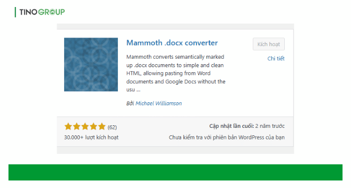 Mammoth .docx converter