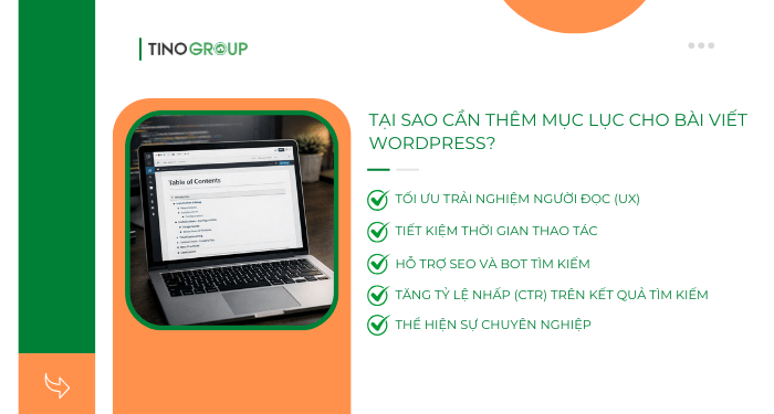 Tại sao cần thêm mục lục cho bài viết WordPress?