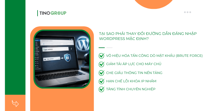 Tại sao phải thay đổi đường dẫn đăng nhập WordPress mặc định?