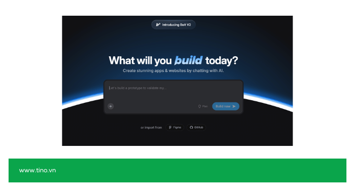 #10. Bolt.new (bởi StackBlitz)