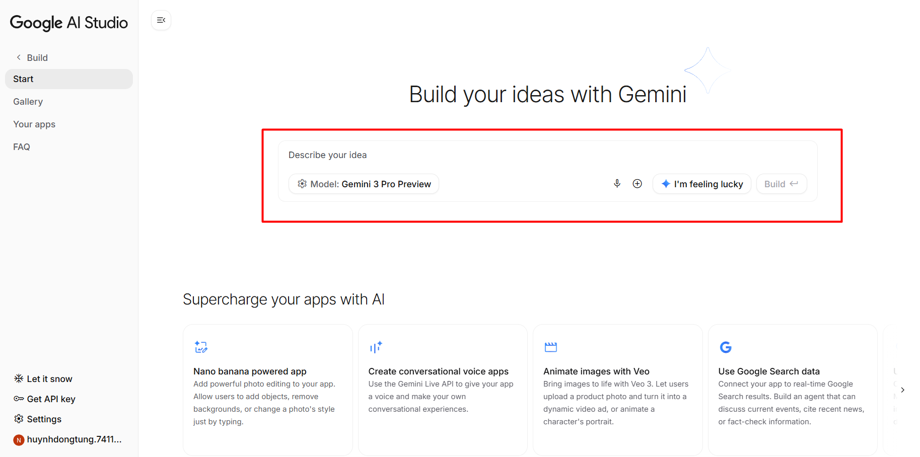 Truy cập và thiết lập không gian làm việc