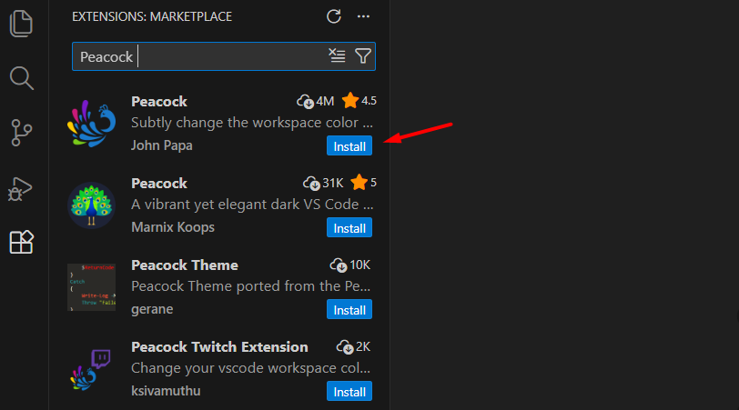 Peacock – Phân biệt các dự án