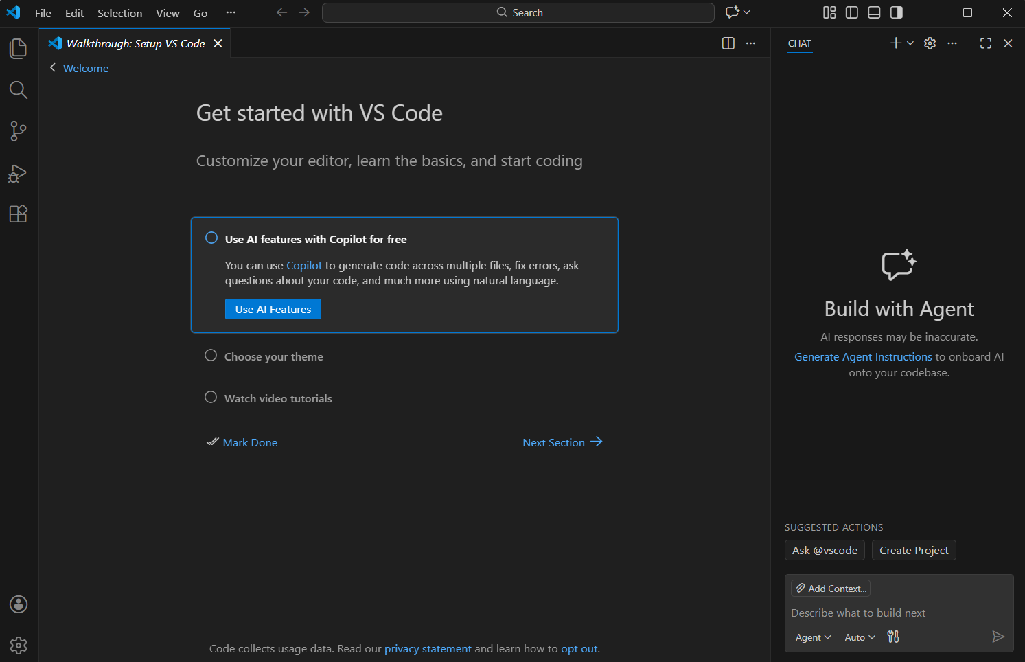 Cài đặt Visual Studio Code bản mới nhất