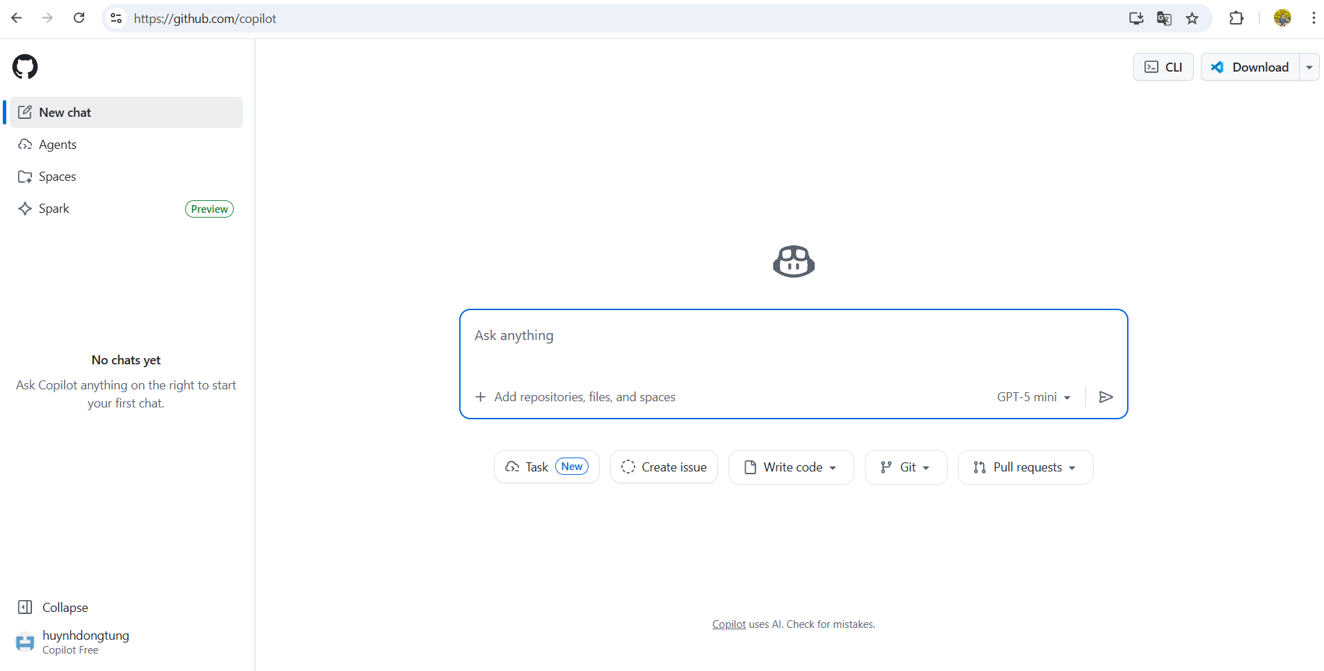 Cách đăng ký sử dụng GitHub Copilot miễn phí