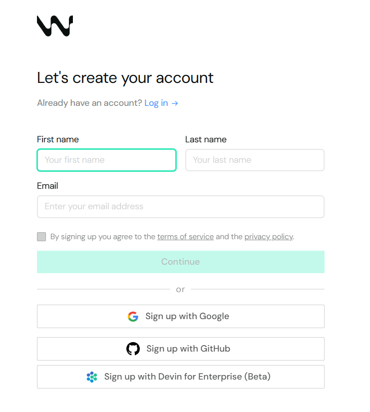 Cài đặt và đăng ký tài khoản Windsurf