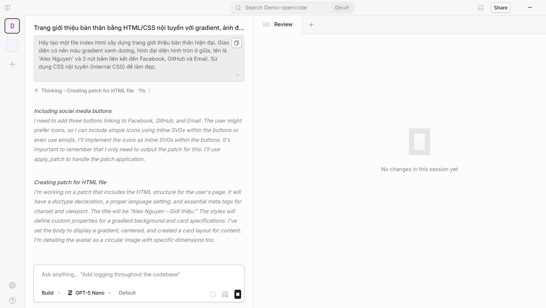 Hướng dẫn sử dụng OpenCode cơ bản