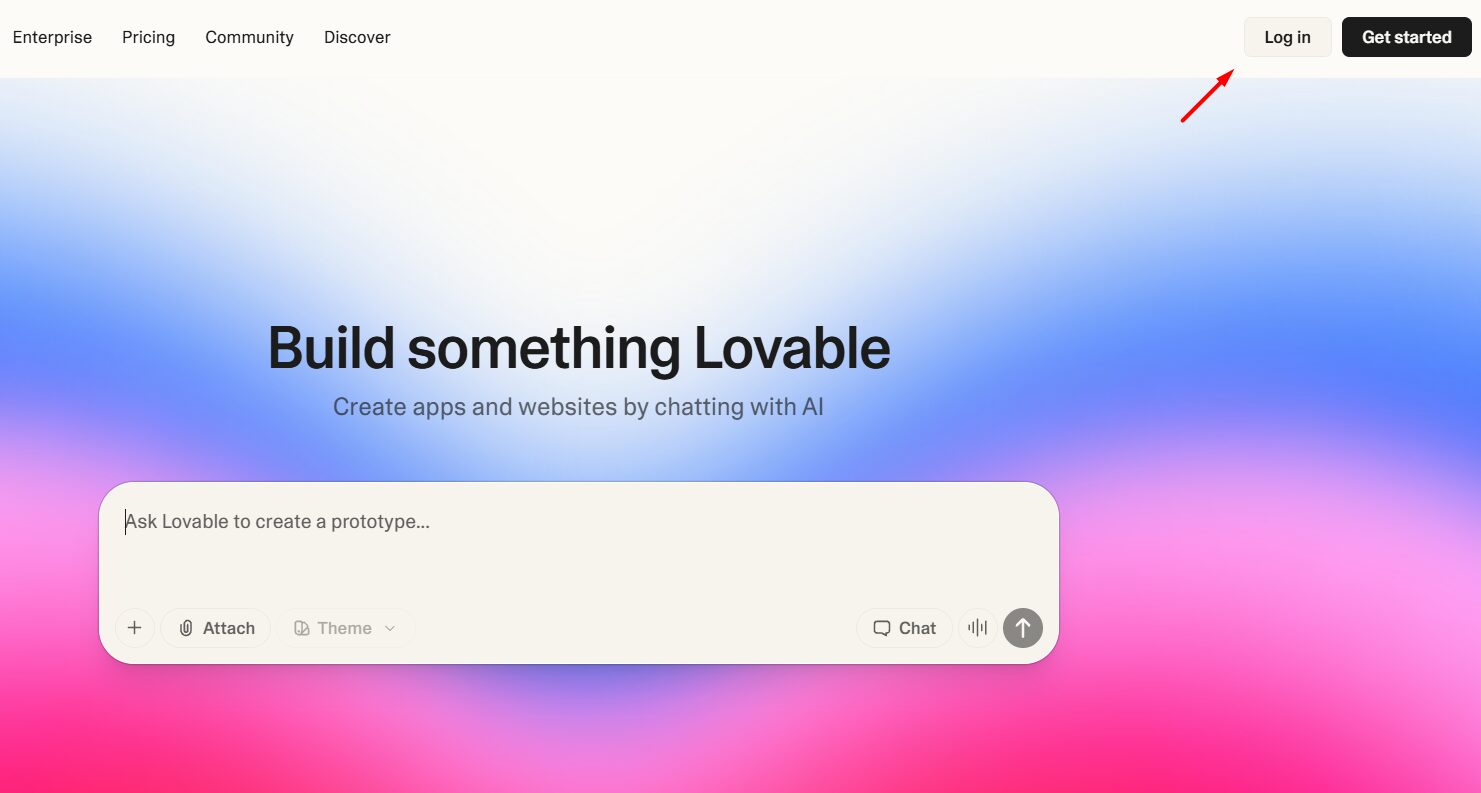 Đăng ký tài khoản Lovable