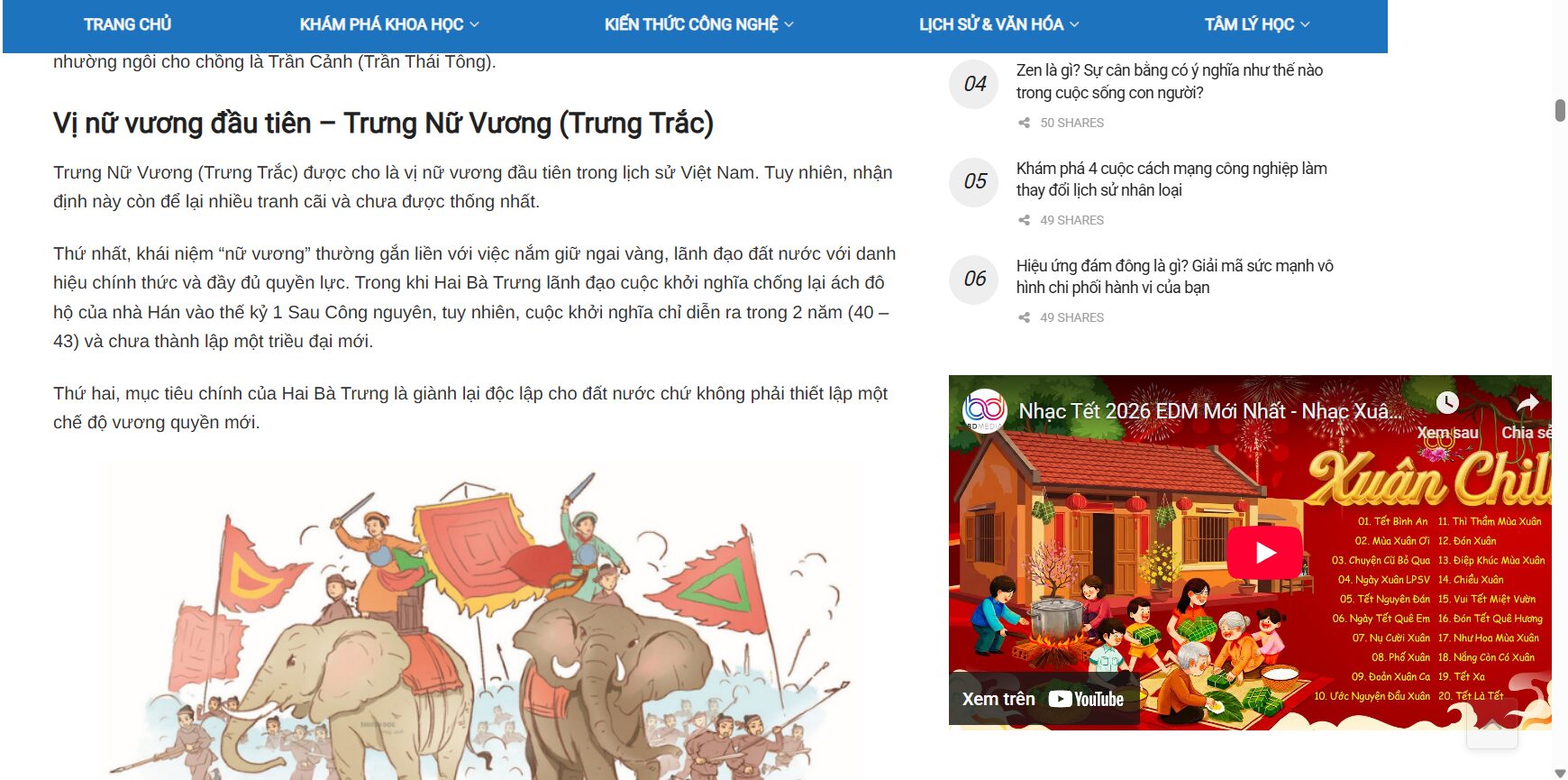 Cách thêm video YouTube vào Sidebar
