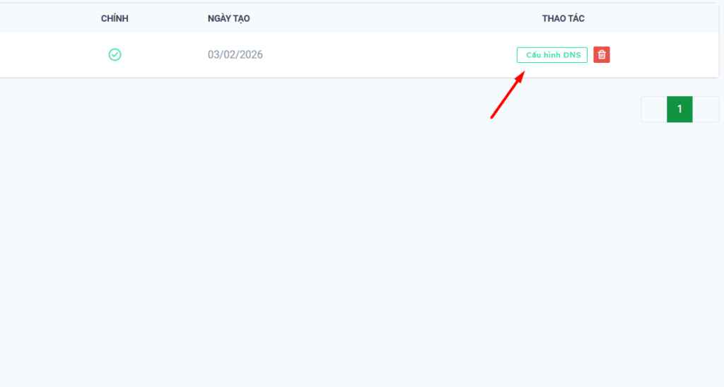 Cấu hình với tên miền đăng ký tại nhà cung cấp khác