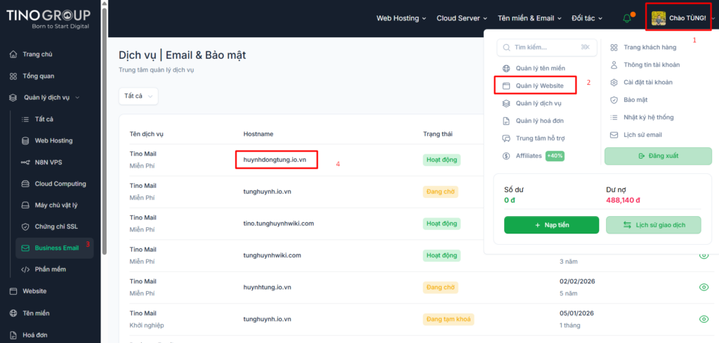 Lấy thông tin đăng nhập 