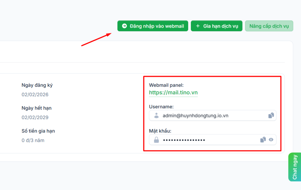 Lấy thông tin đăng nhập 