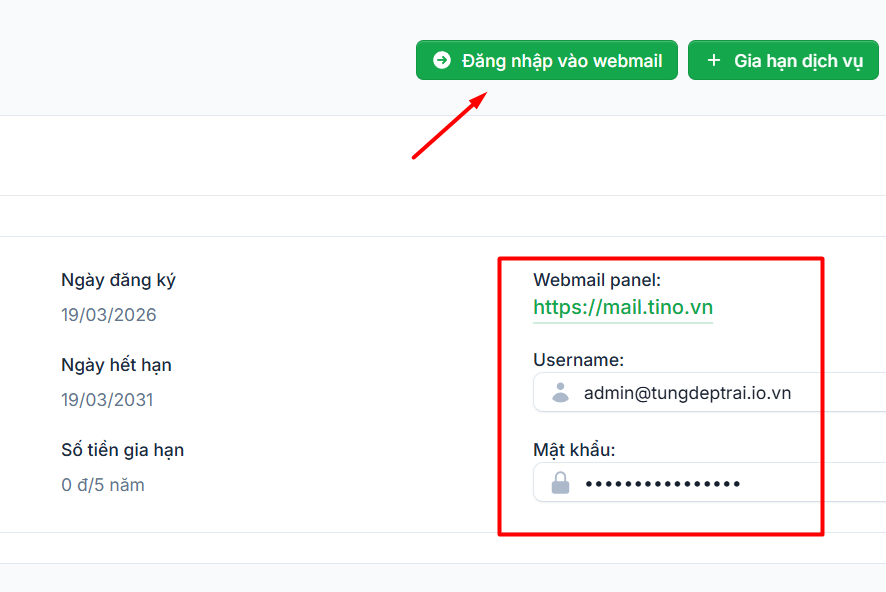 Lấy thông tin đăng nhập 
