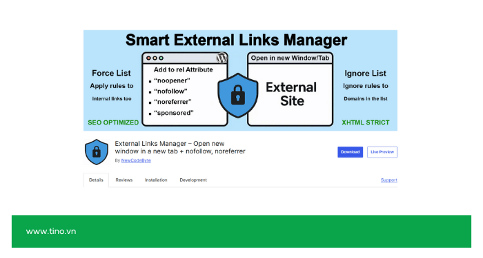 #5. Smart External Links Manager