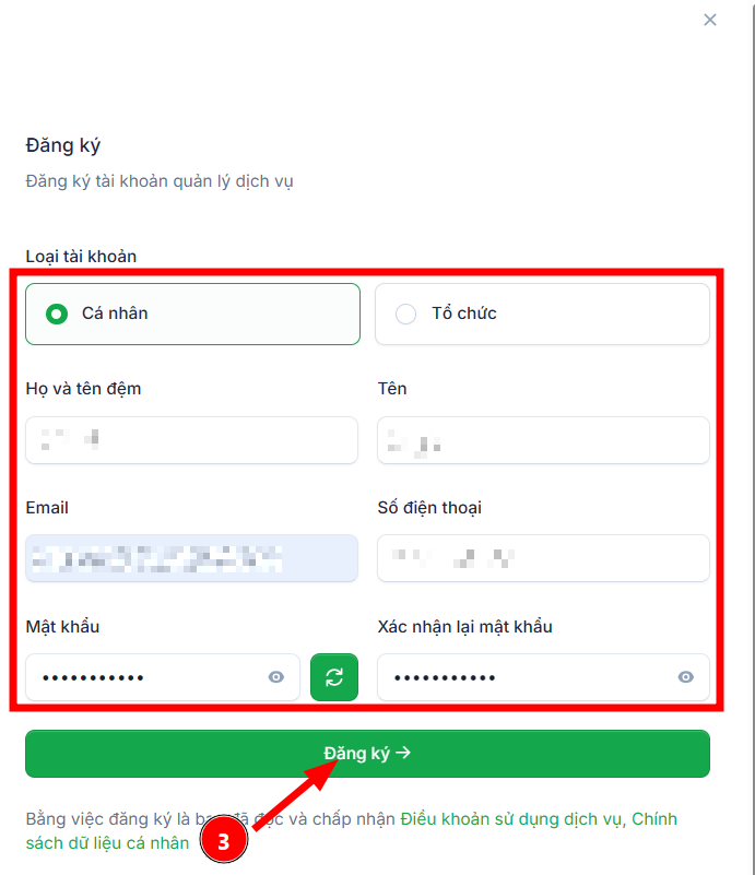 Các bước đăng ký hosting miễn phí