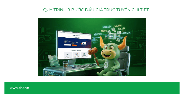 Quy trình 9 bước đấu giá trực tuyến chi tiết