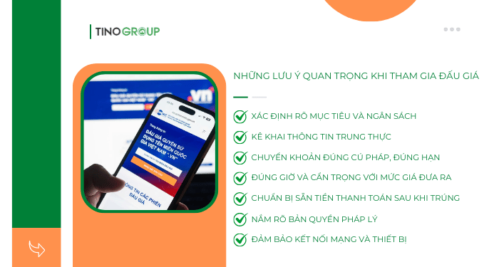 Những lưu ý quan trọng trước khi tham gia đấu giá
