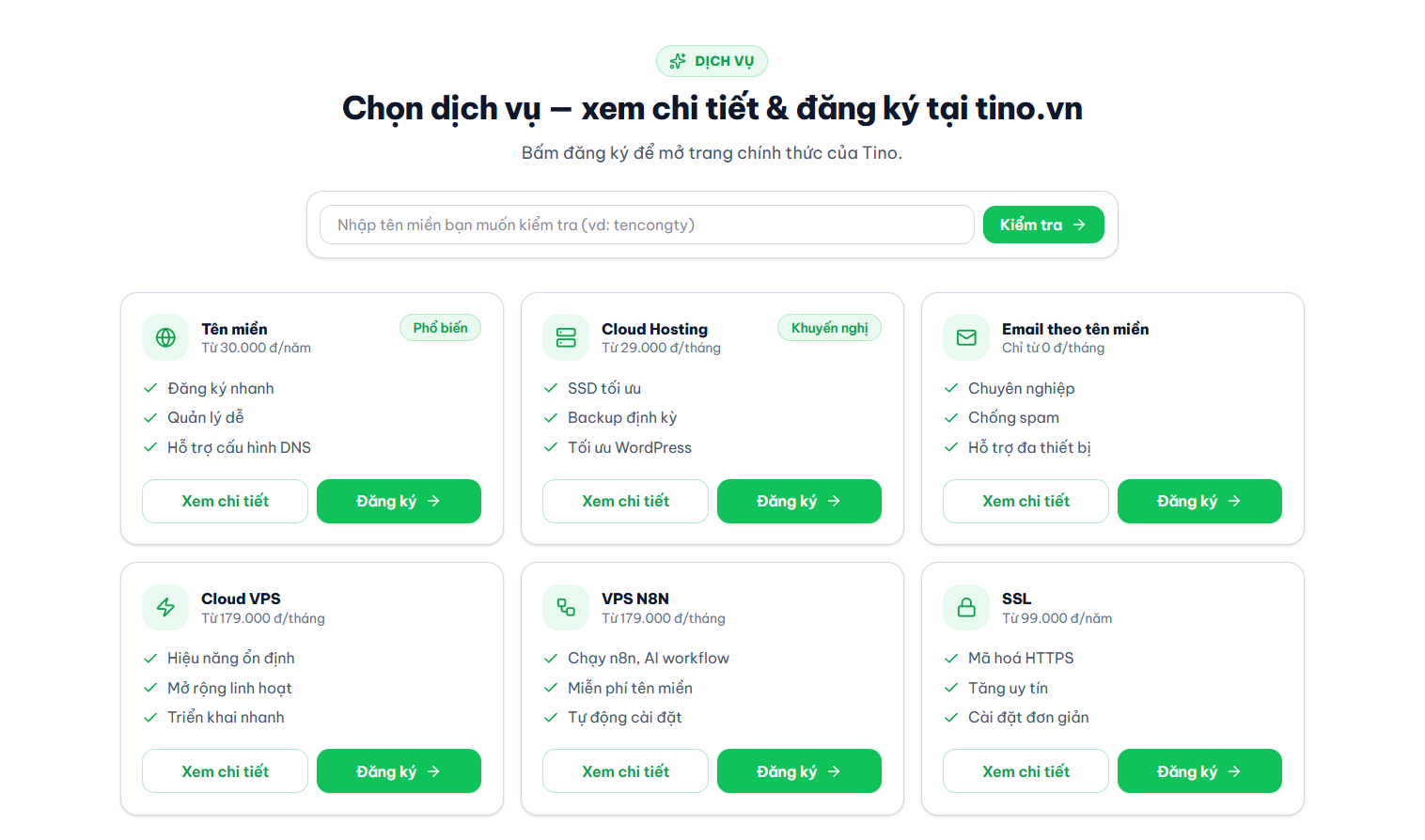 Trải nghiệm và chia sẻ trang web hoàn chỉnh