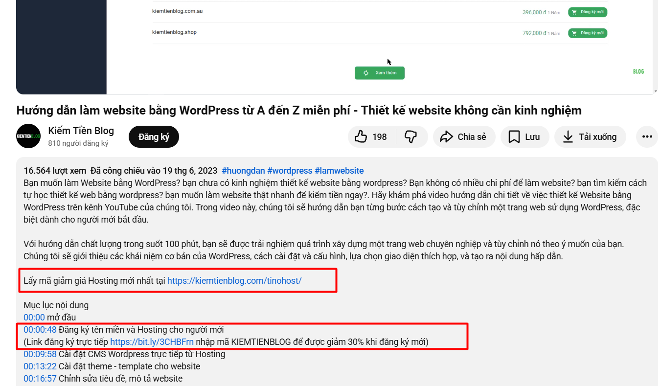 Sáng tạo nội dung trên các nền tảng video 