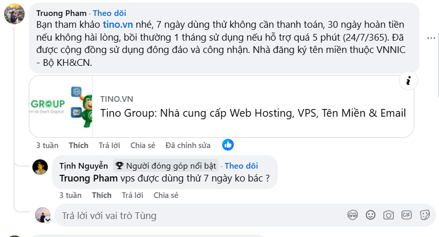 Phát triển và hỗ trợ cộng đồng 
