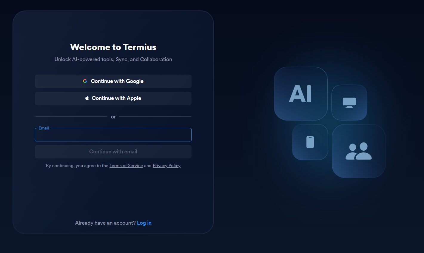 Cài đặt phần mềm Terminus