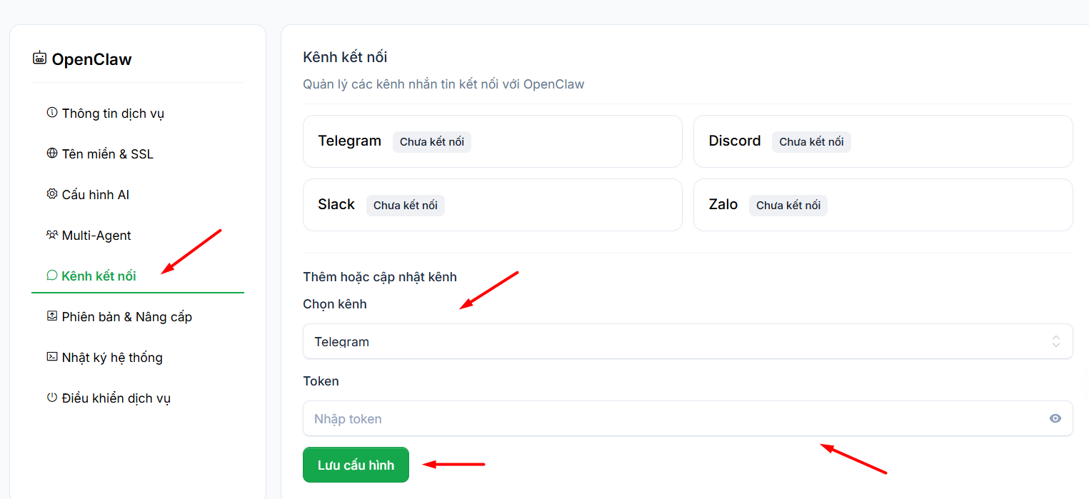 Liên kết các kênh nhắn tin đa nền tảng