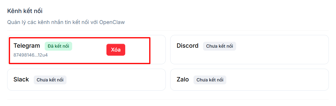 Liên kết các kênh nhắn tin đa nền tảng