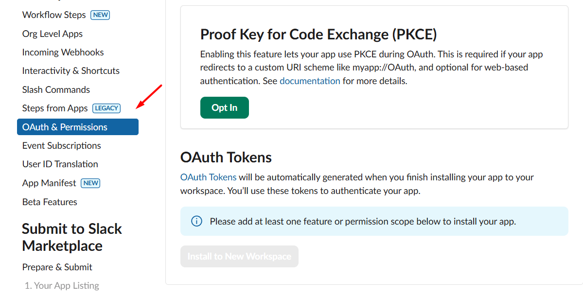 Thiết lập quyền truy cập cho ứng dụng