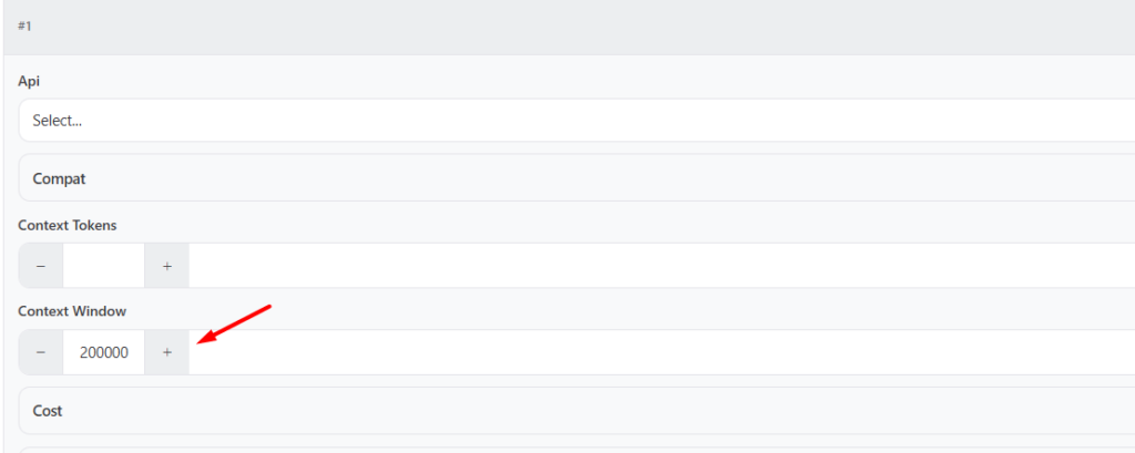 Tùy chỉnh tham số trong Web Control của OpenClaw