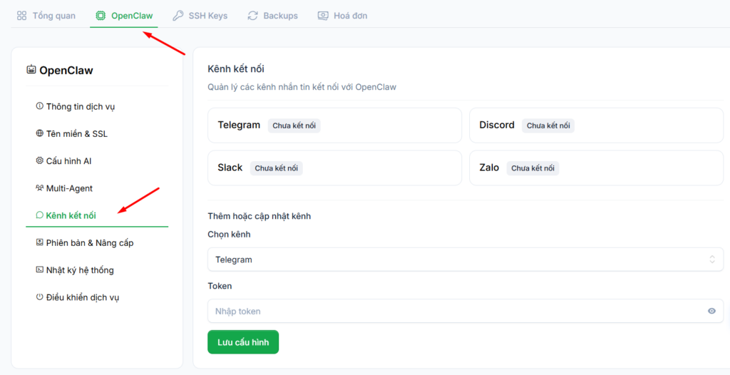 Kết nối Zalo bot với OpenClaw trên VPS OpenClaw Tino