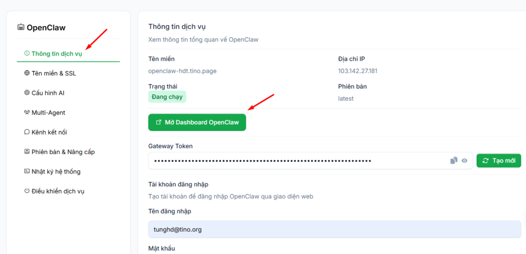 Kết nối Zalo bot với OpenClaw trên VPS OpenClaw Tino