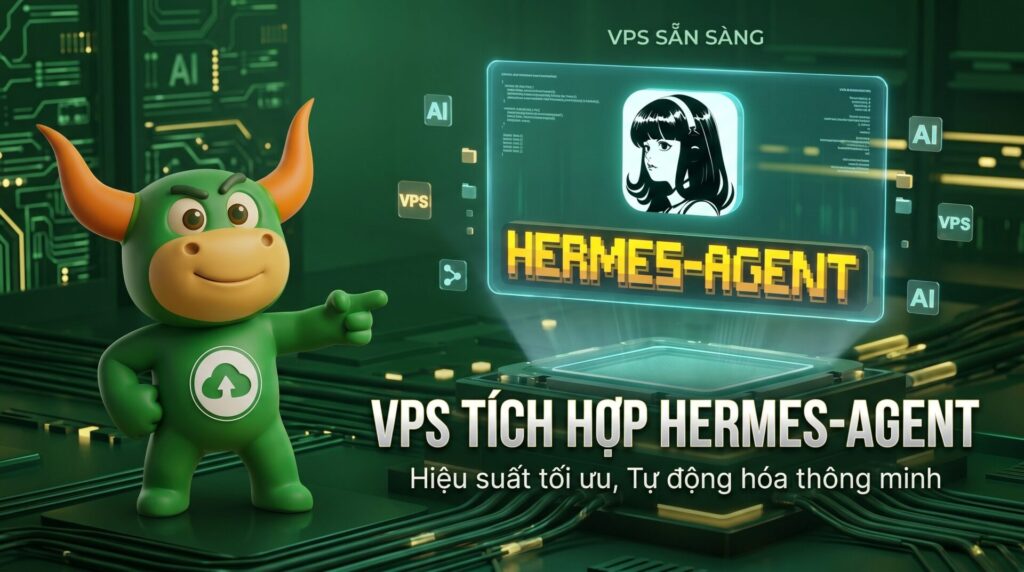 Biến Hermes Agent thành trợ lý AI chạy 24/7 với VPS Hermes của Tino