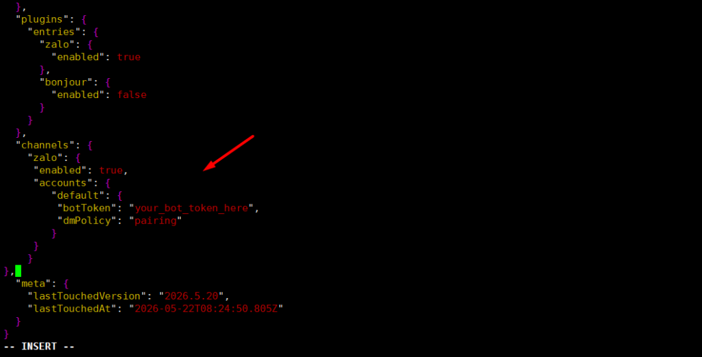 Kết nối Zalo với OpenClaw trên VPS OpenClaw Tino