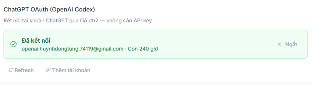 Kết nối trên VPS OpenClaw của Tino