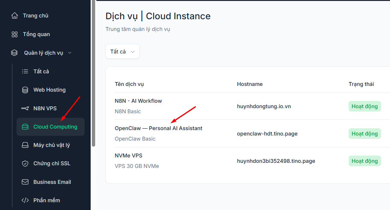 Hướng dẫn kết nối Codex (ChatGPT OAuth) với OpenClaw 2 Kết nối trên VPS OpenClaw của Tino
