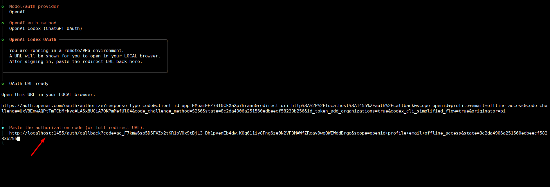 Hướng dẫn kết nối Codex (ChatGPT OAuth) với OpenClaw 23 Kết nối trên VPS thông thường