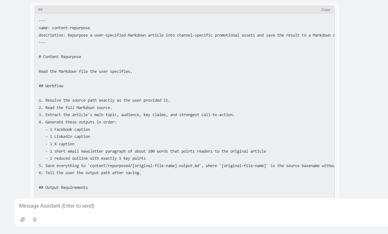 Hướng dẫn tạo Custom Skills cho OpenClaw ngay trên OpenClaw (không code) 6 Hướng dẫn tạo Custom Skills cho OpenClaw ngay trên OpenClaw (không code) 5