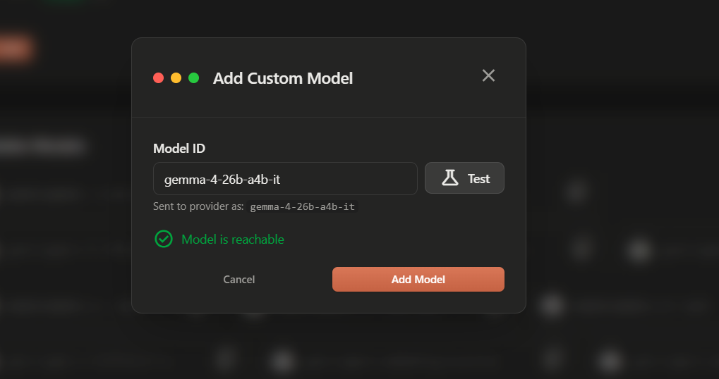 Bổ sung định danh mô hình Gemma 4